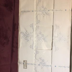 Vintage Italian queen size sheets
